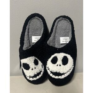 NEW Nightmare Before Christmas plush Slippers Jack Skellington woman size L/XL